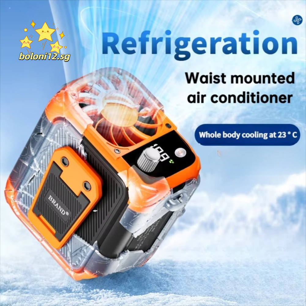 BOLONI12 Waist-mounted Fan, Portable 12000mAh Outdoor Camping Fan, High ...