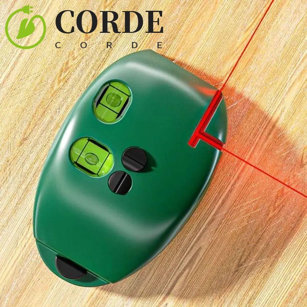 CORDE Mouse Laser Level, Vertical Horizontal Line Right Angle Bubble ...