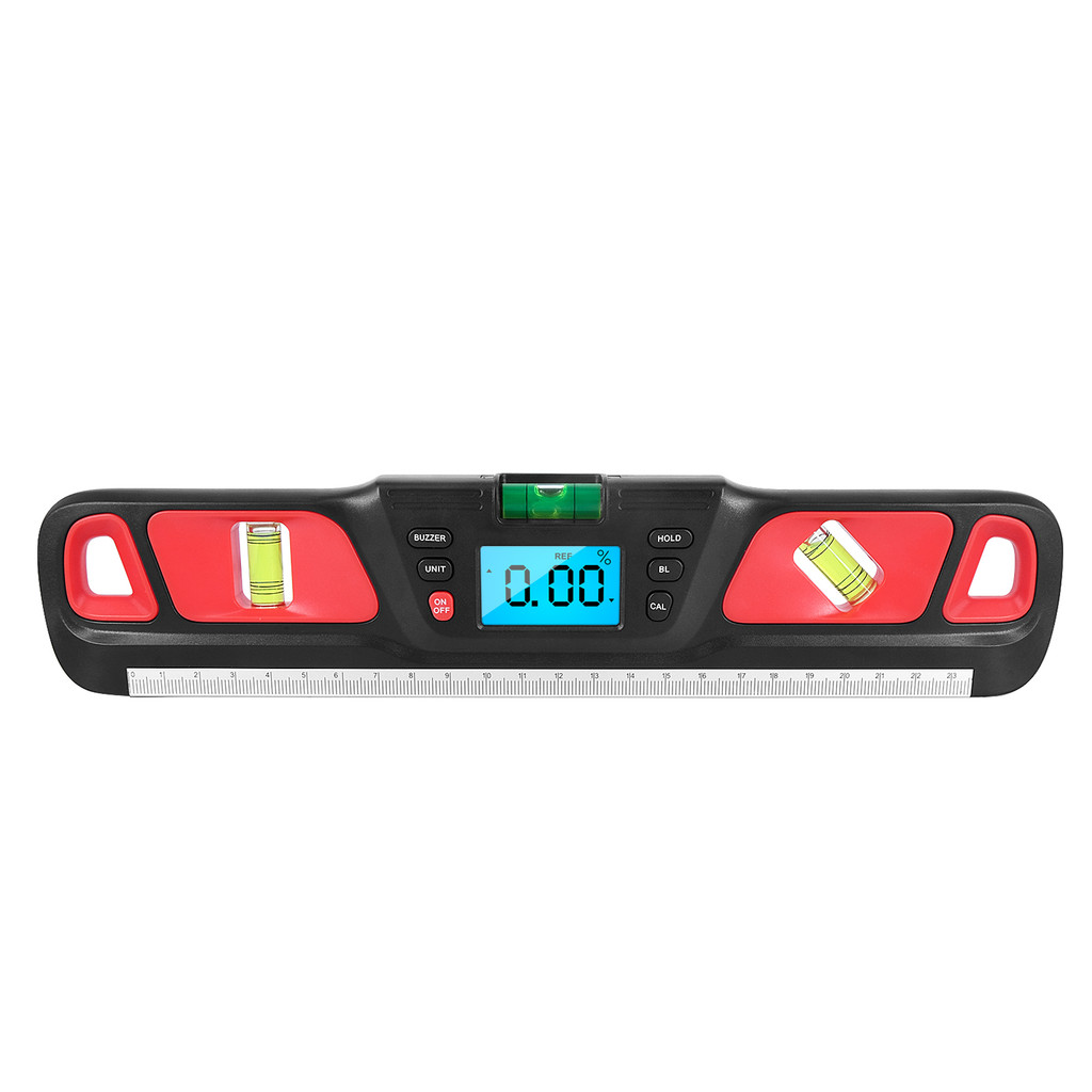 KAWA Digital Torpedo Level Protractor Magnetic 4x90 Measuring Range ...