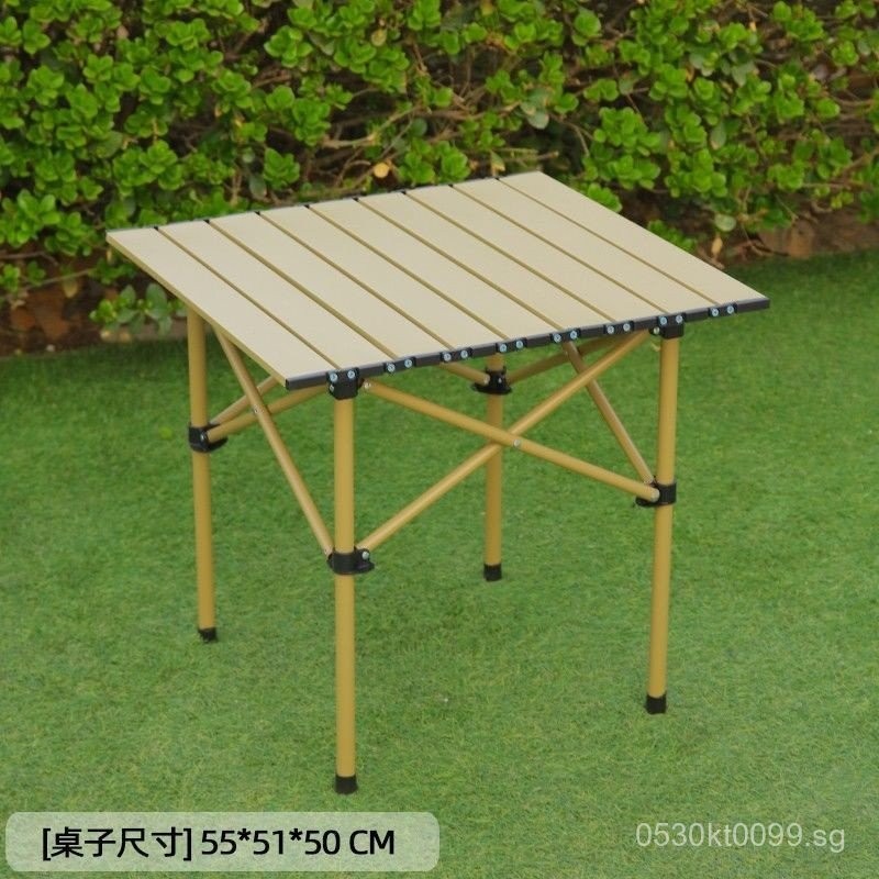 Picnic Adjustable Height Table and Chair Egg Roll Table Outdoor Road ...