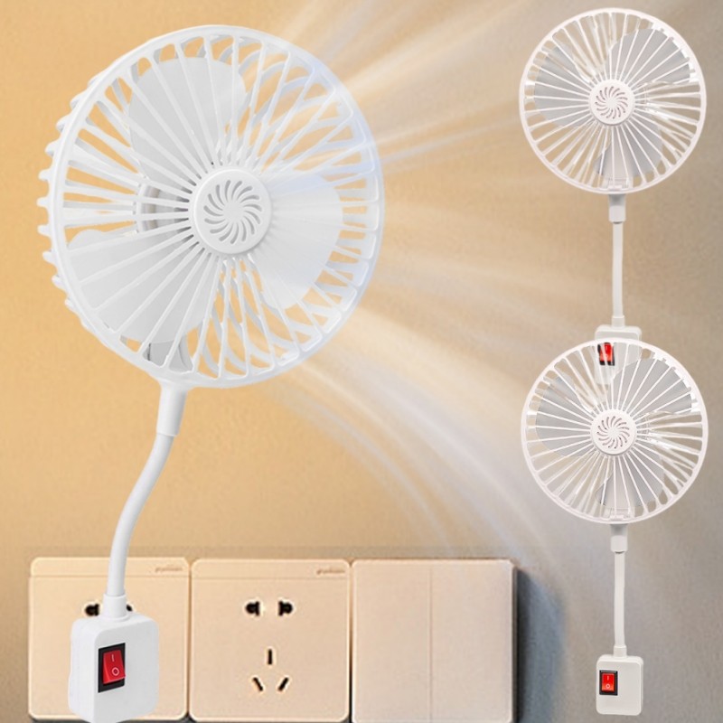 Universal Three-Plug Hose Fan - Wall-Mounted Electric Fan - Summer ...