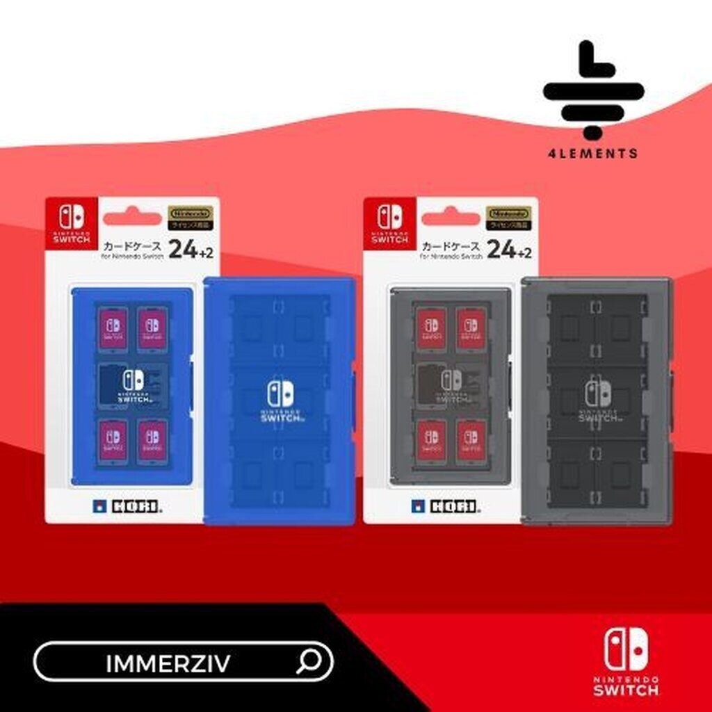 HORI NINTENDO SWITCH CARD CASE 24+2 (Game Disc Storage CASE) (ACC ...