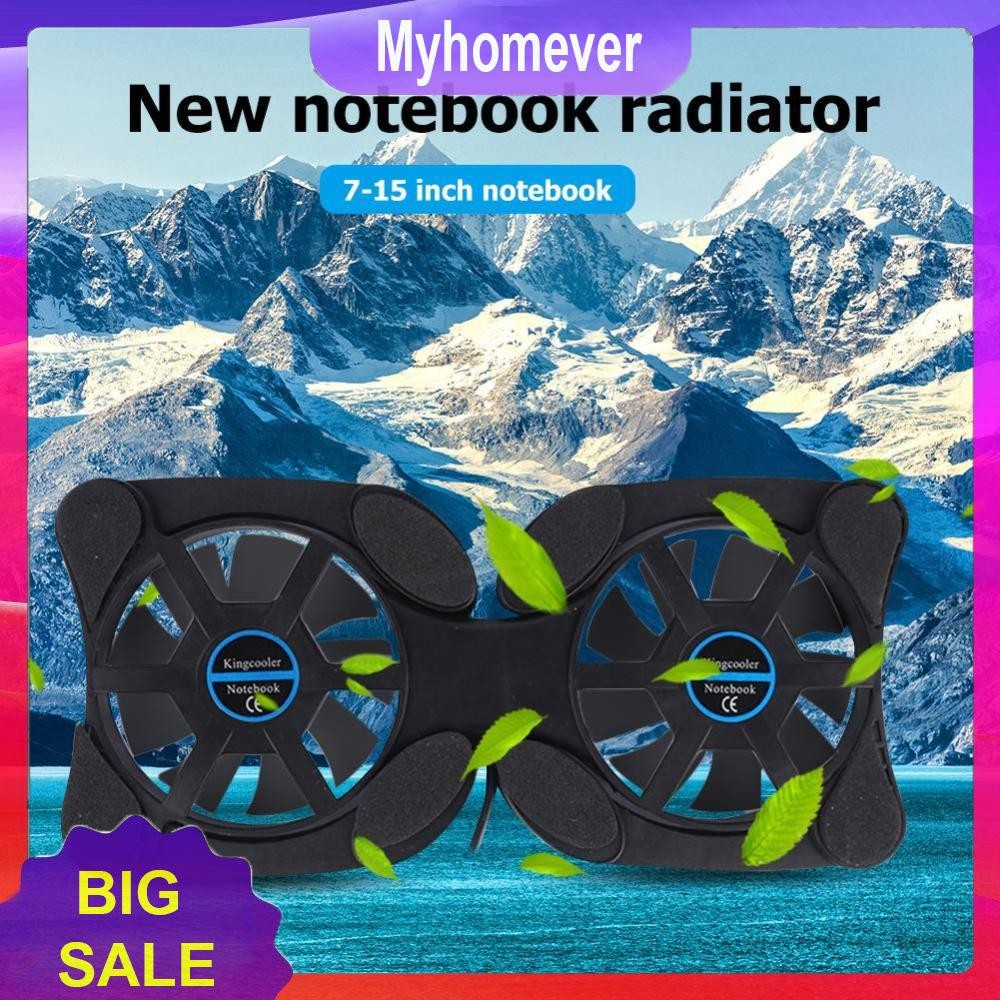 Portable Collapsible Laptop Cooler USB Dual Fan Cooling Pad for ...