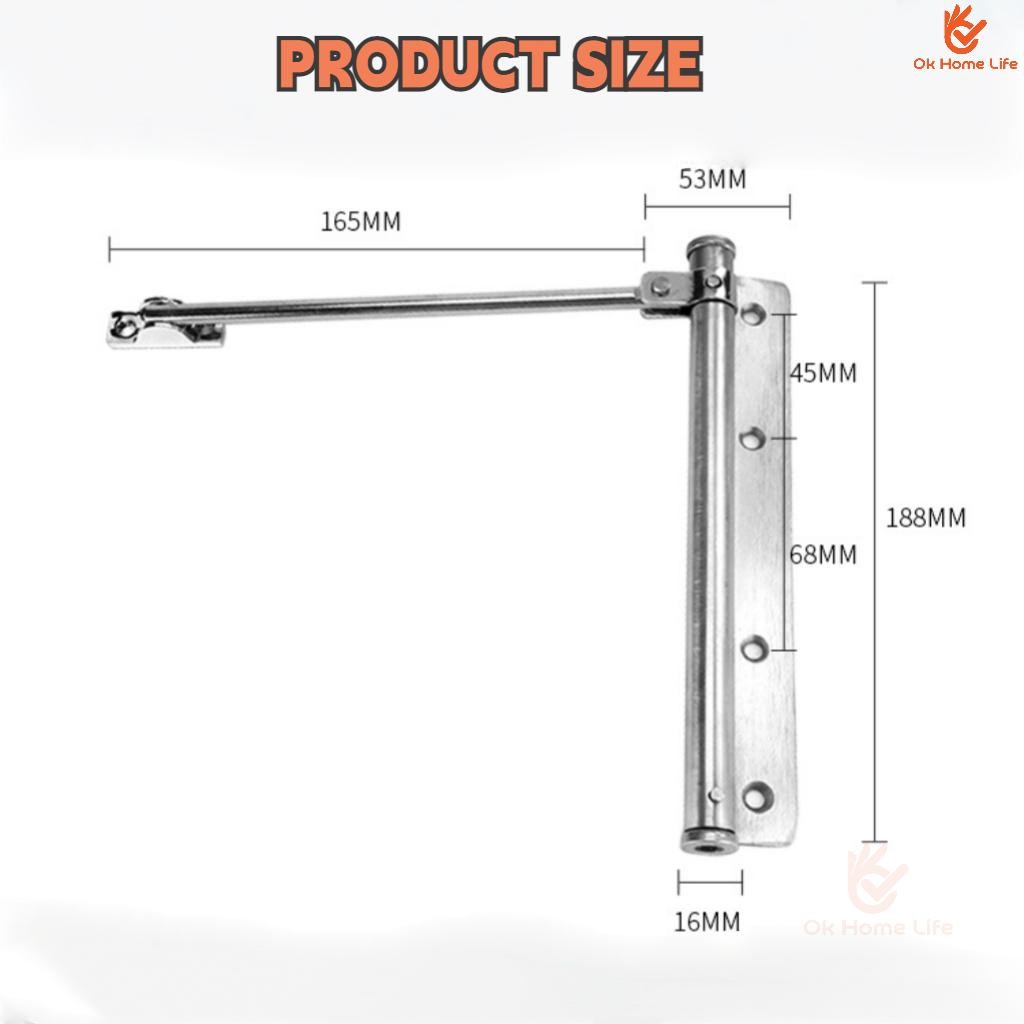 SG Stock,Closers Household Simple Door Closers Adjustable Automatic ...