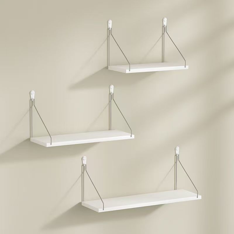 Wall Shelf Free Punch Wall Iron Living Room TV Wall Decoration Bedroom ...