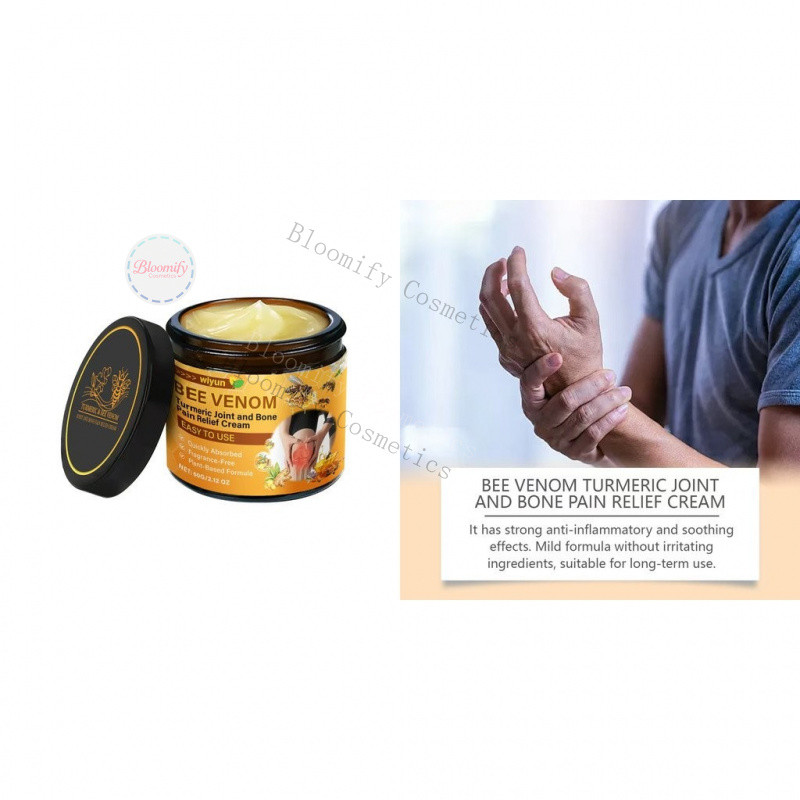 SG stock Bee Venom & Turmeric Joint and Bone Pain Relief Cream, Bee ...