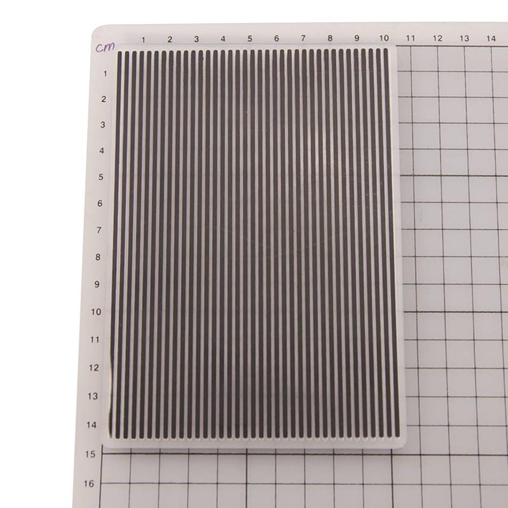 Lines Plastic Embossing Folder for DIY Scrapbooking Photo Album Paper ...