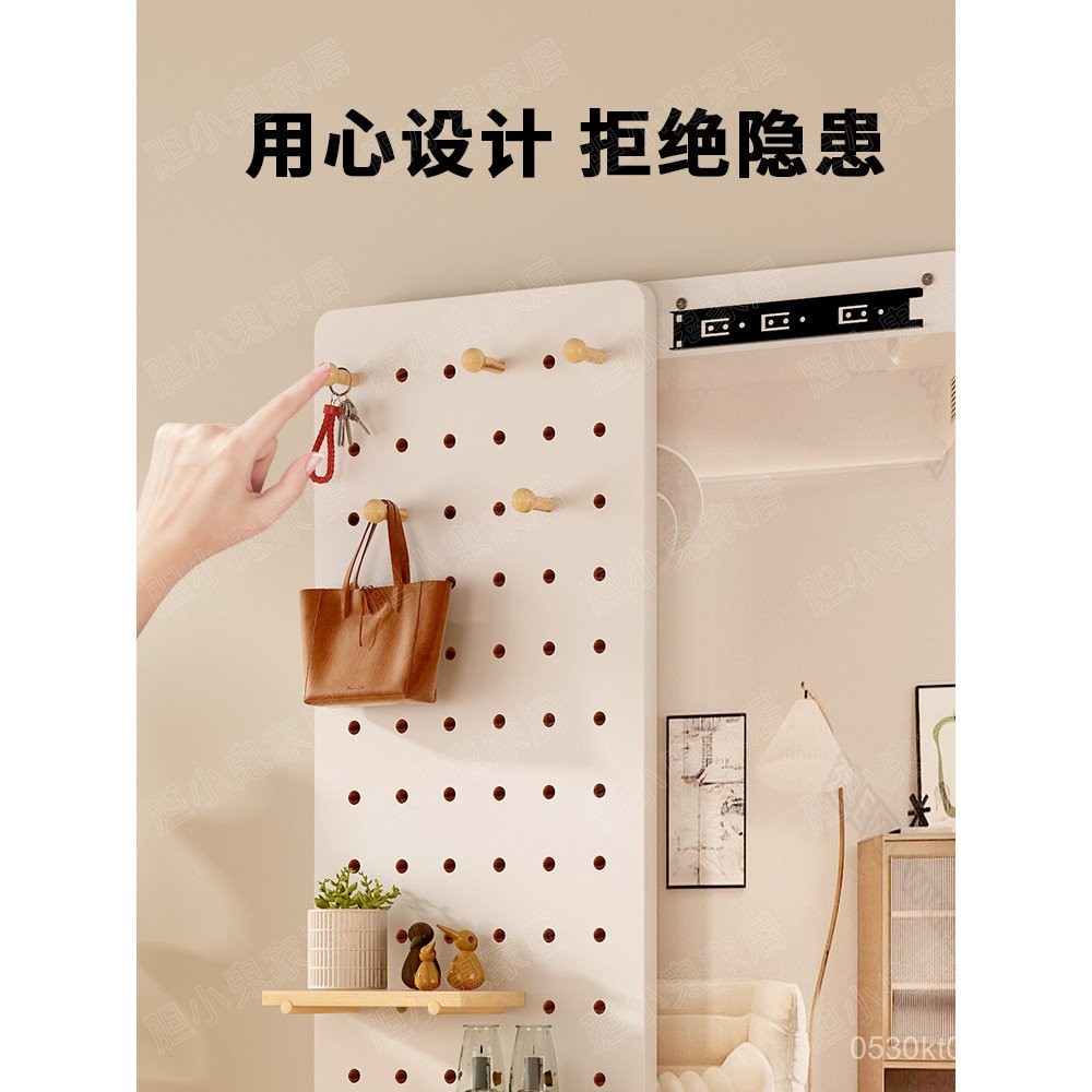 Entrance Door Storage Rack Clothing Hallway Display Rack Solid Wood ...