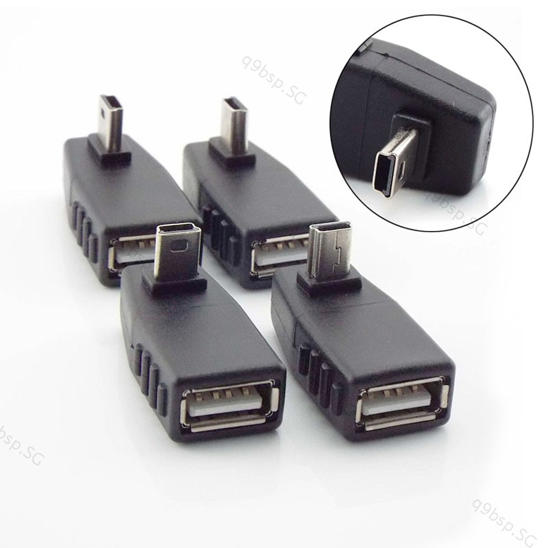 Mini USB 5pin Male to USB Female Connector OTG Adapter for Car MP3 MP4 ...