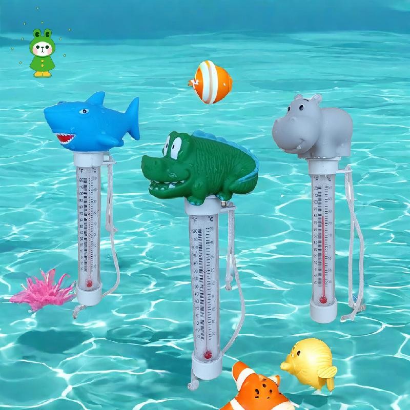 Floating Thermometer Floating Pool Thermometer Cartoon Animal Shape ...