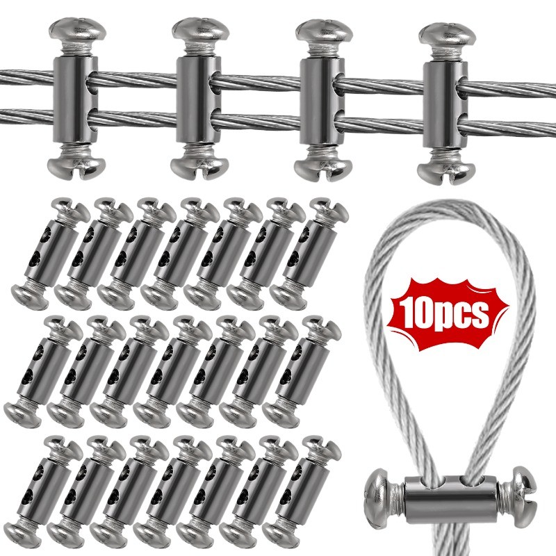 10/20/30Pcs Wire Rope Locking Device - Hardware Fittings - Adjustable ...
