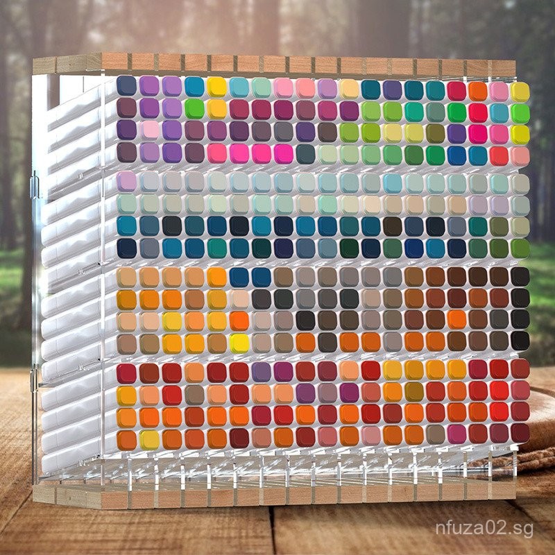 Marker Pen Storage Rack Slanted Pen Holder Display Rack Transparent ...