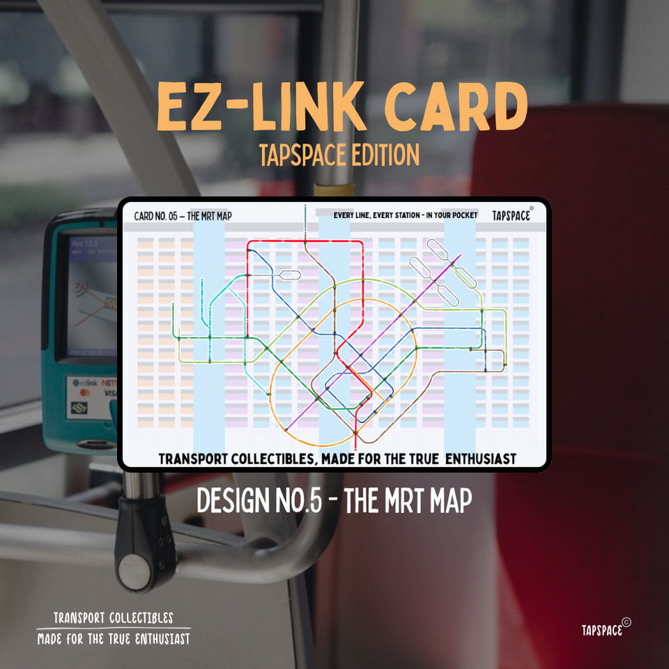 The MRT Map Series EZ-Link Card TapSpace Edition | Shopee Singapore