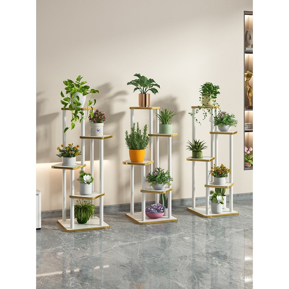 Flower Stand Storage Rack Balcony Flower Stand Living Room Floor ...