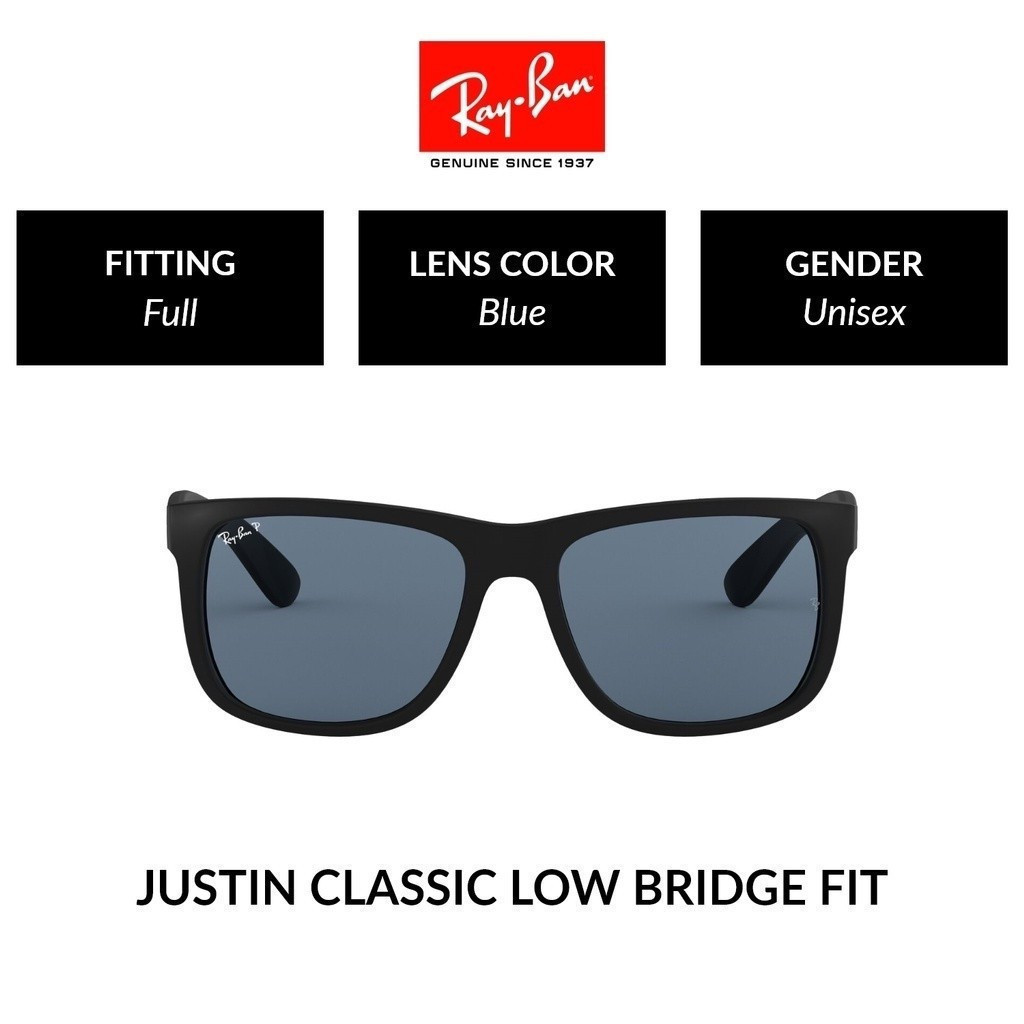 Ray-Ban JUSTIN | RB4165F 622/2V | Unisex Full Fitting | POLARIZED