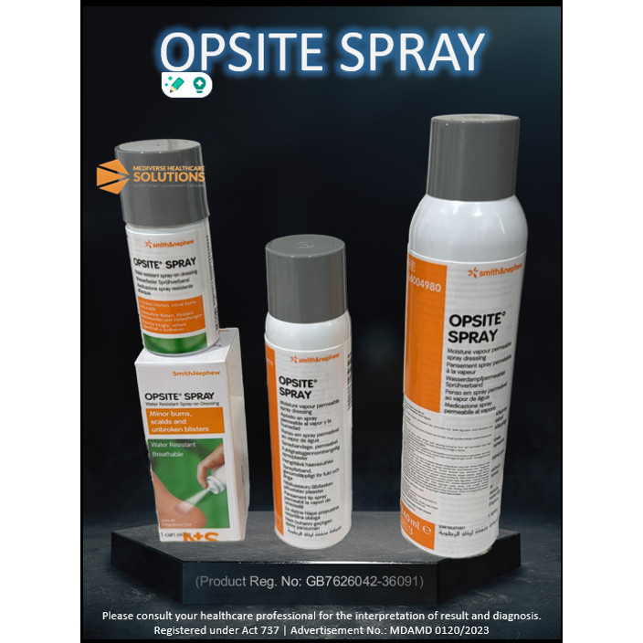 Smith & Nephew Opsite Spray 40ml 100ml 240ml Post-Op Waterproof ...