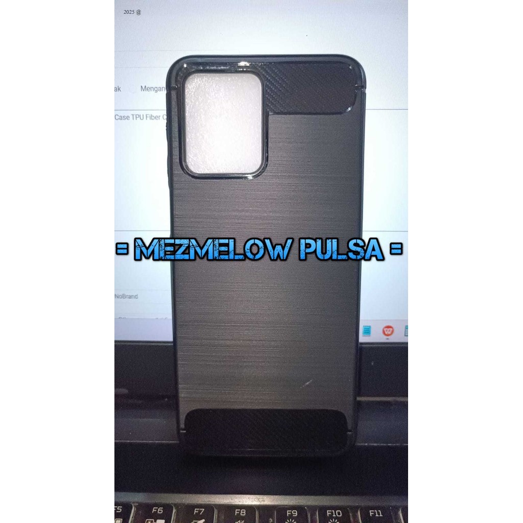 Soft Case Fiber Carbon Silicone Caseng Softcase MOTOROLA G54 / G54 Power /  MOTO G64 - Gambar 2