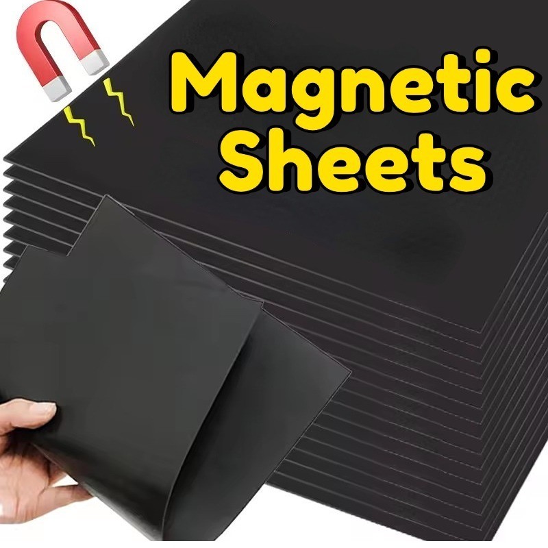 Large Magnet Sheets Self Adhesive Cutting Magnetic Stickers A4 Size ...