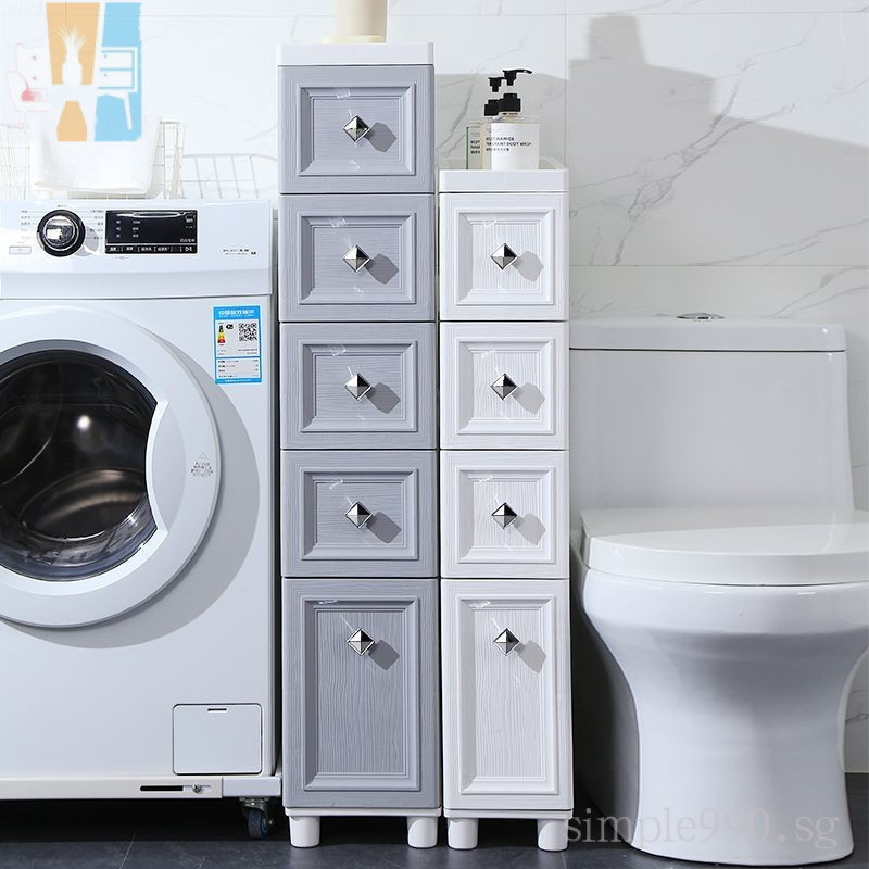 14/18cm Bathroom Gap Storage Cabinet Drawer Type Kitchen Narrow Gap ...