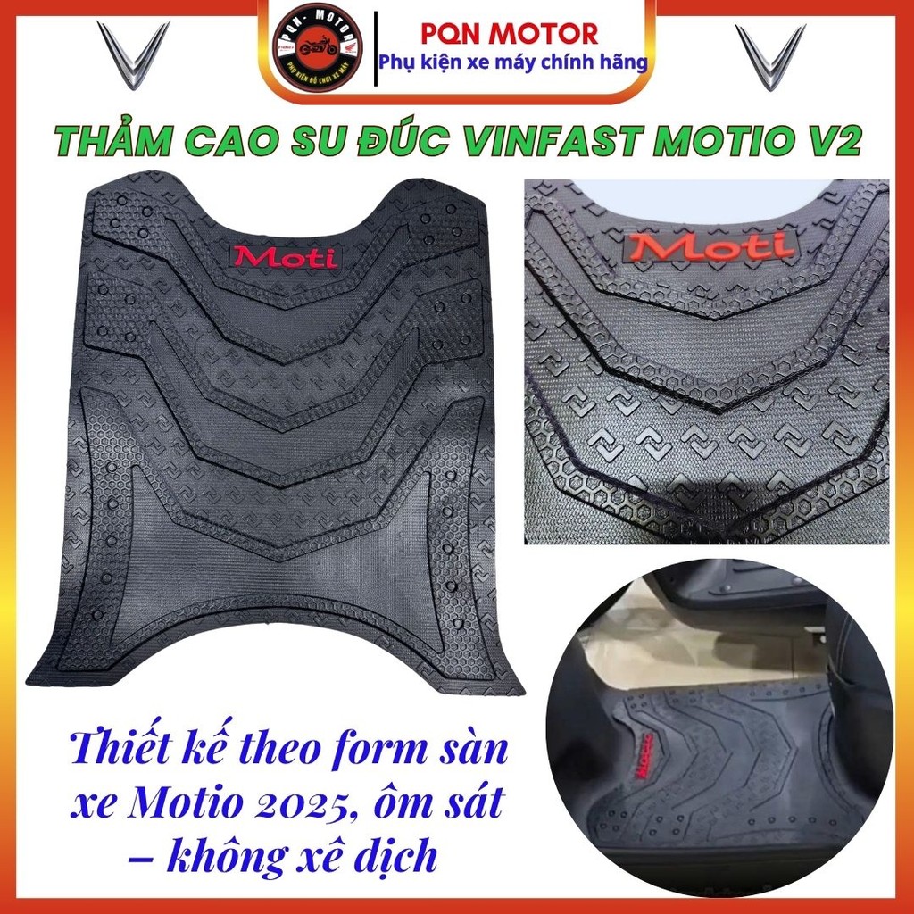 Motio 2025 Mat - VinFast Motio Electric Motorcycle Foot Mat - Flexible ...