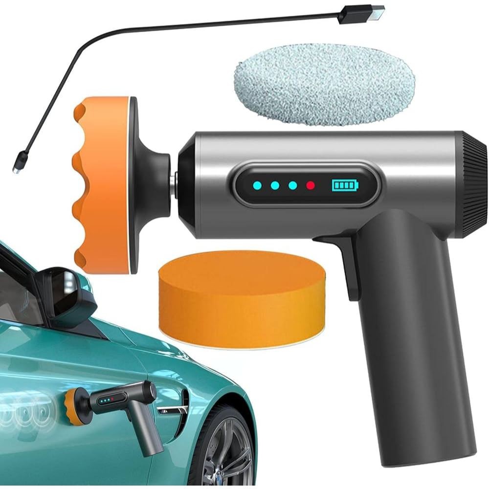 Wireless Car Polisher Machine Car Polishing Waxing Adjustable Speed 80W ...