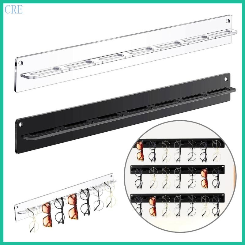 CRE Acrylic Wall-Mounted Spectacle Shelf Hanging Non-perforated ...