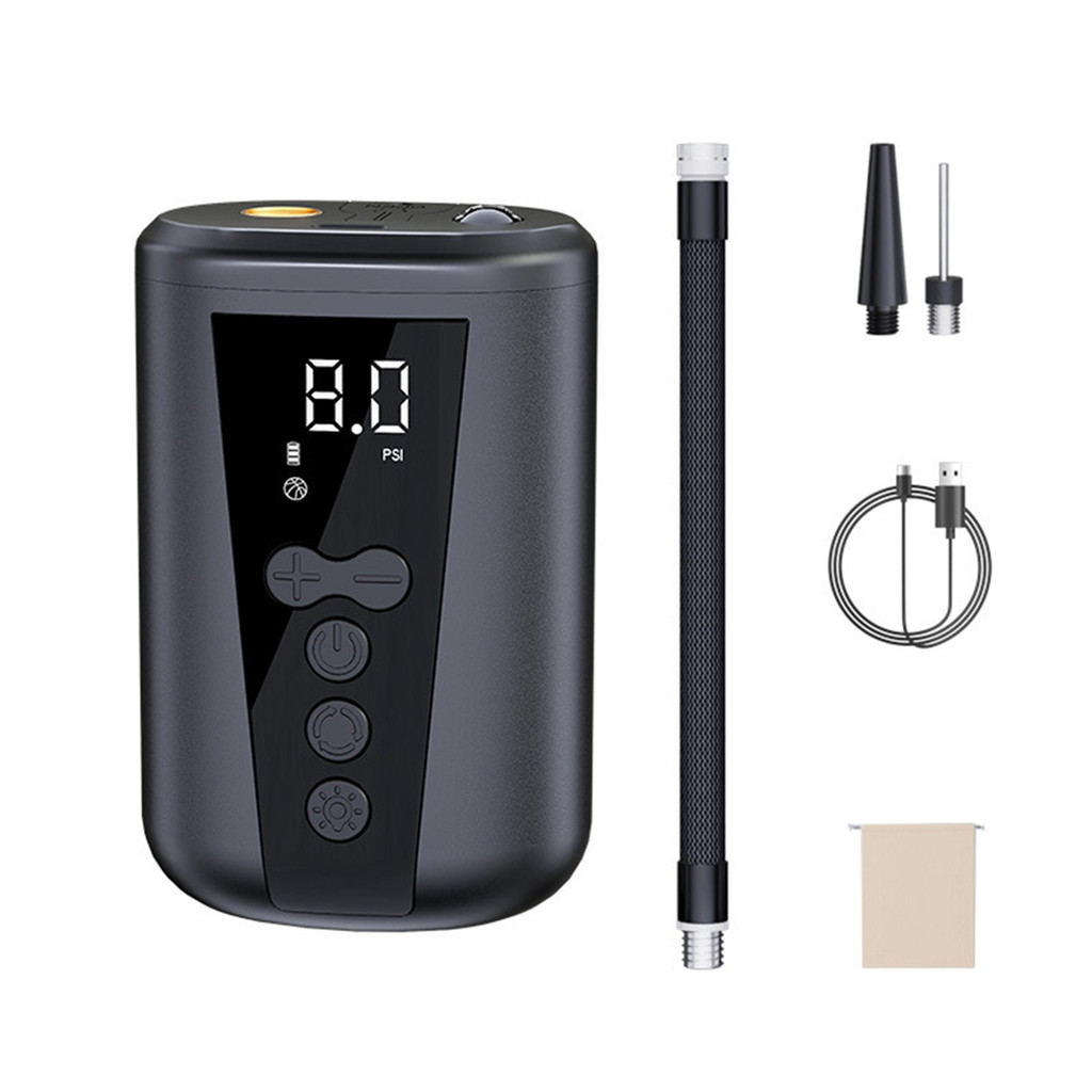 Electric Ball Pump Basketball Pump with LCD Display Air Pump Portable ...