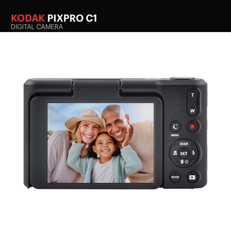 Kodak PIXPRO C1 Tilting LCD Compact Digital Camera Black 13MP