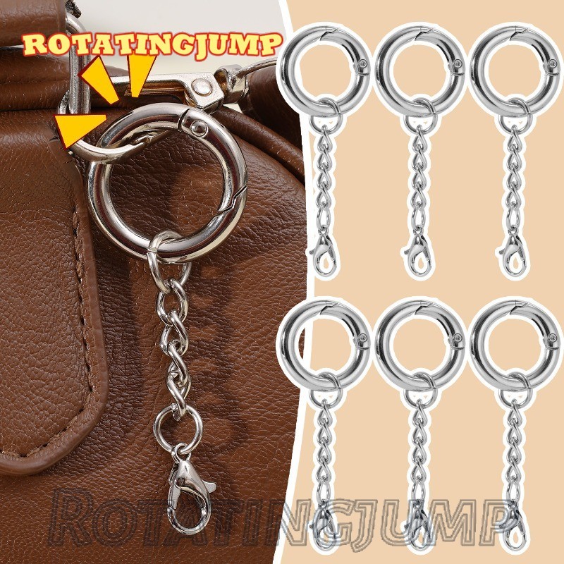 Premium Metal Lobster Clasp Keychain with Secure Spring Lock, Zinc ...