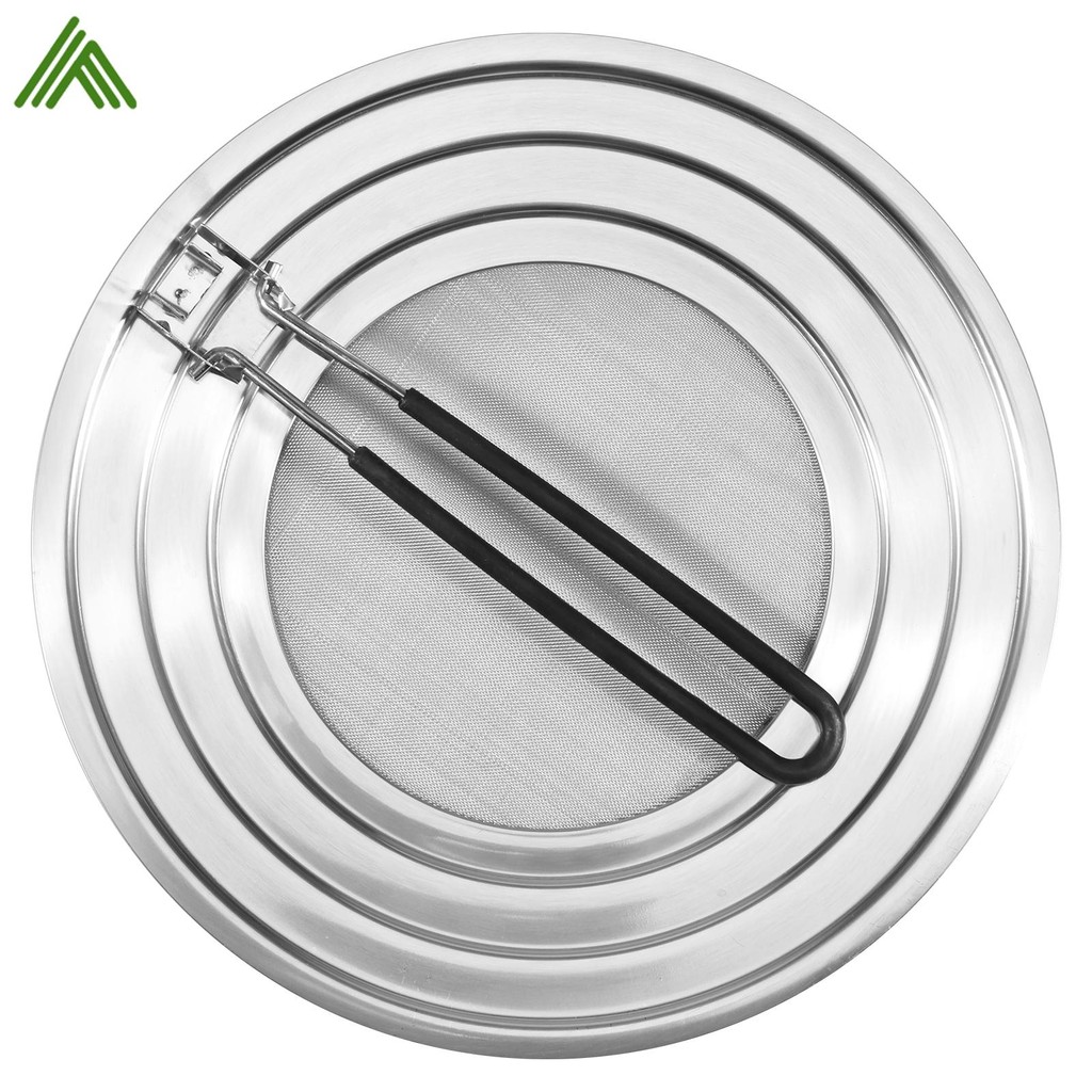 Splatter Screen Stainless Steel Frying Pan Splatter Guard Grease ...