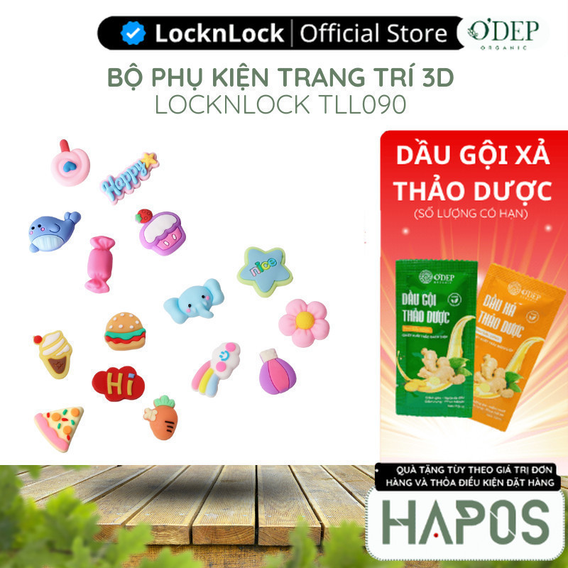 Genuine LocknLock sticker 3D decorative accessory set TLL090 - HAPOS ...