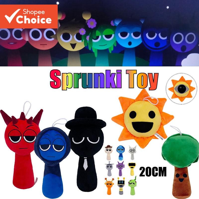 20cm Sprunki Plush Toy, Incredibox Game Gray Wenda Oren Stuffed Doll ...