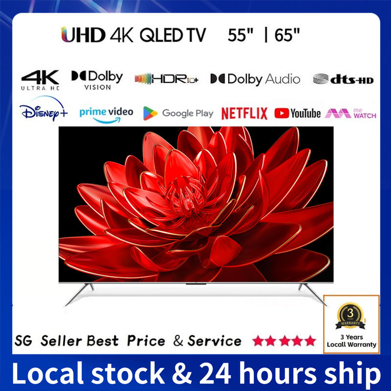 QLED 4K Smart TV UHD Android TV Google TV 55 inch 65 inch | Wide Color ...