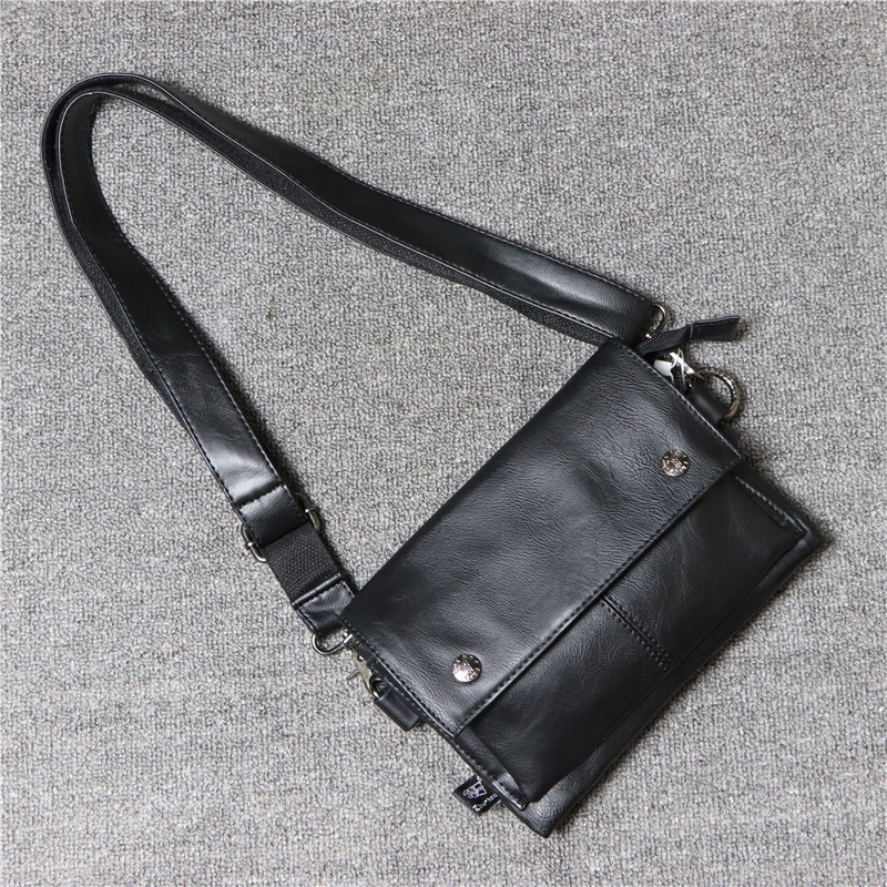 Three Box threebox Trendy Japanese Men's Shoulder Bag Retro Soft ...