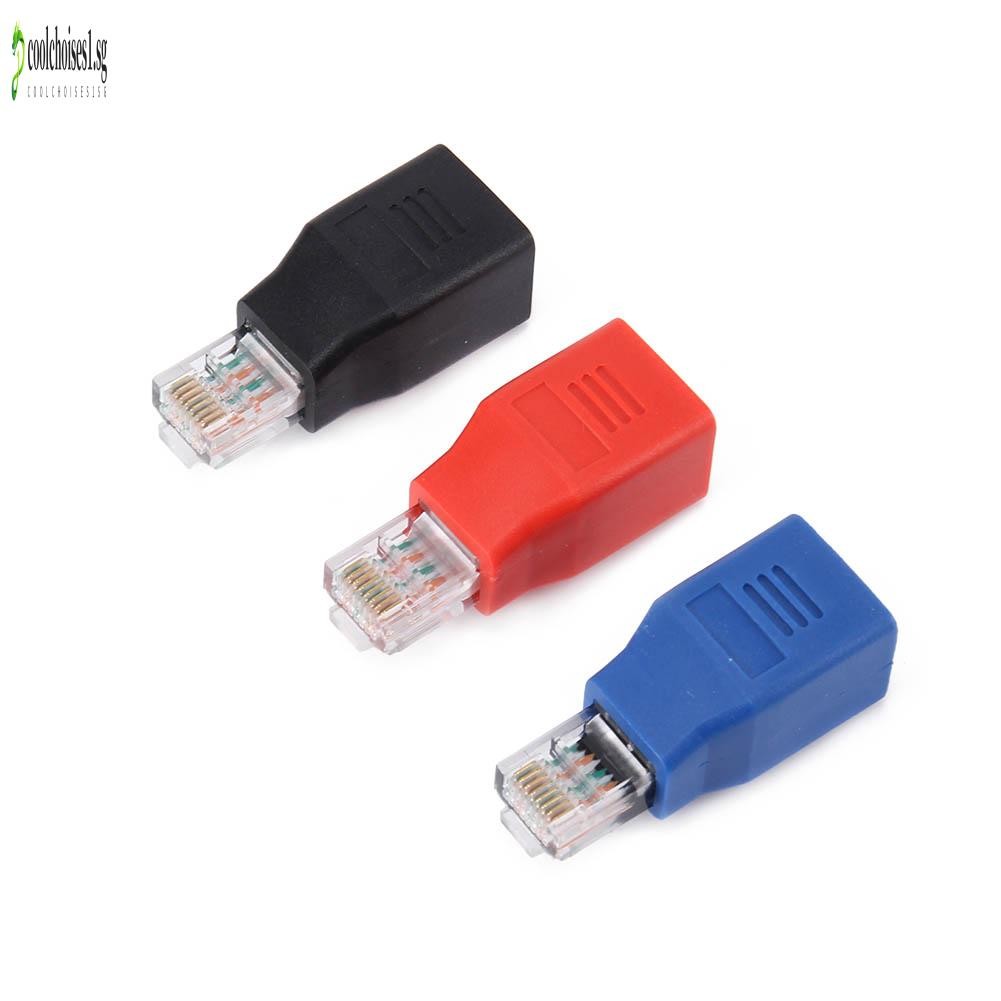 RJ45 M/F Crossover Adapter Male to Female Crossed Ethernet Cable ...