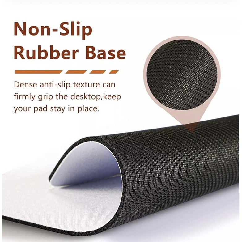 Mousepad Anti slip Standar office Laptop komputer / Mousepad Polos / Alas Mouse pad Kantor - Gambar 2