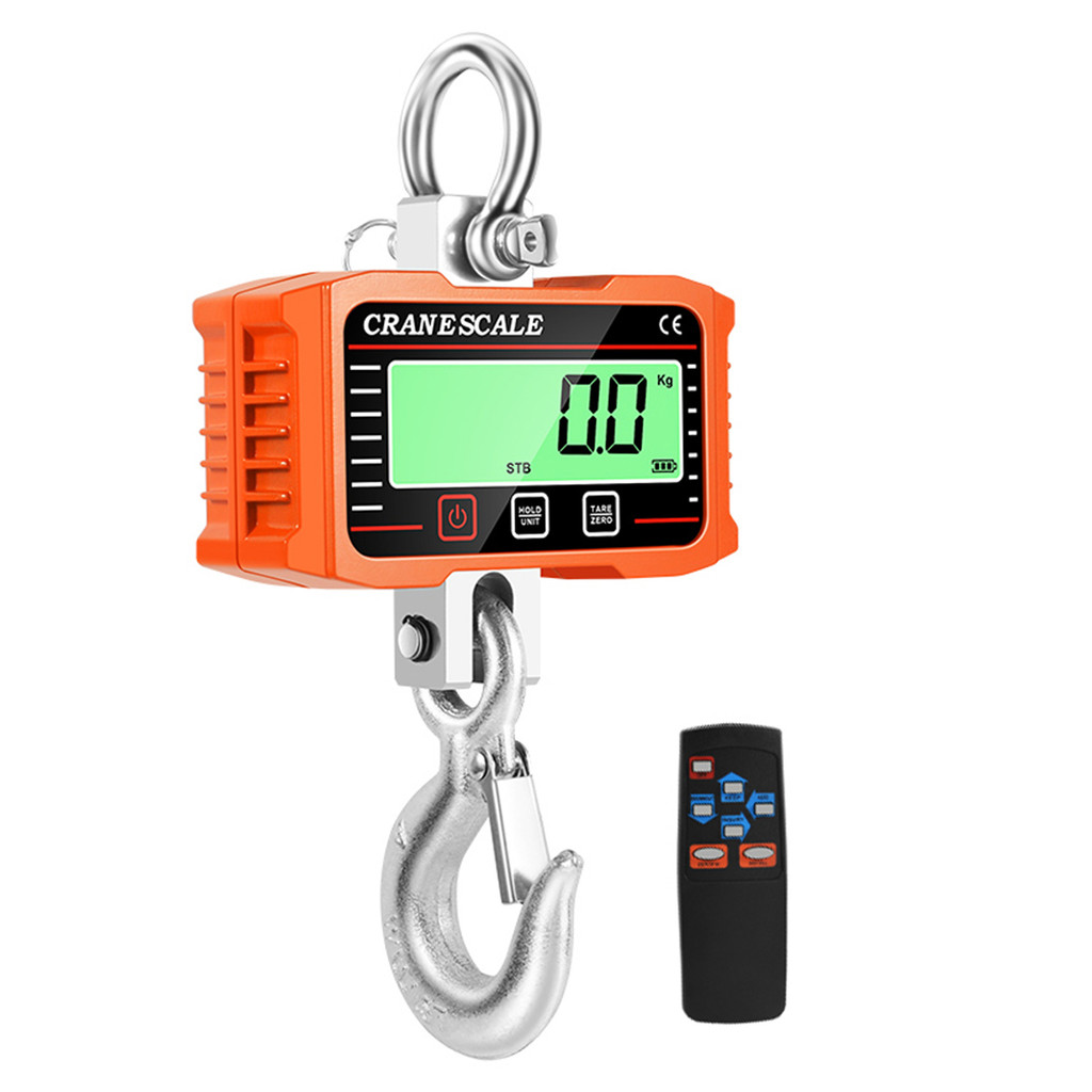 Digital LCD Display 1000kg Crance Scale Portable Electronic Heavy Duty ...