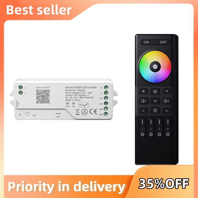 Tuya Wifi LED Controller RGB IC LED Controller Set RF Remote Tuya APP ...