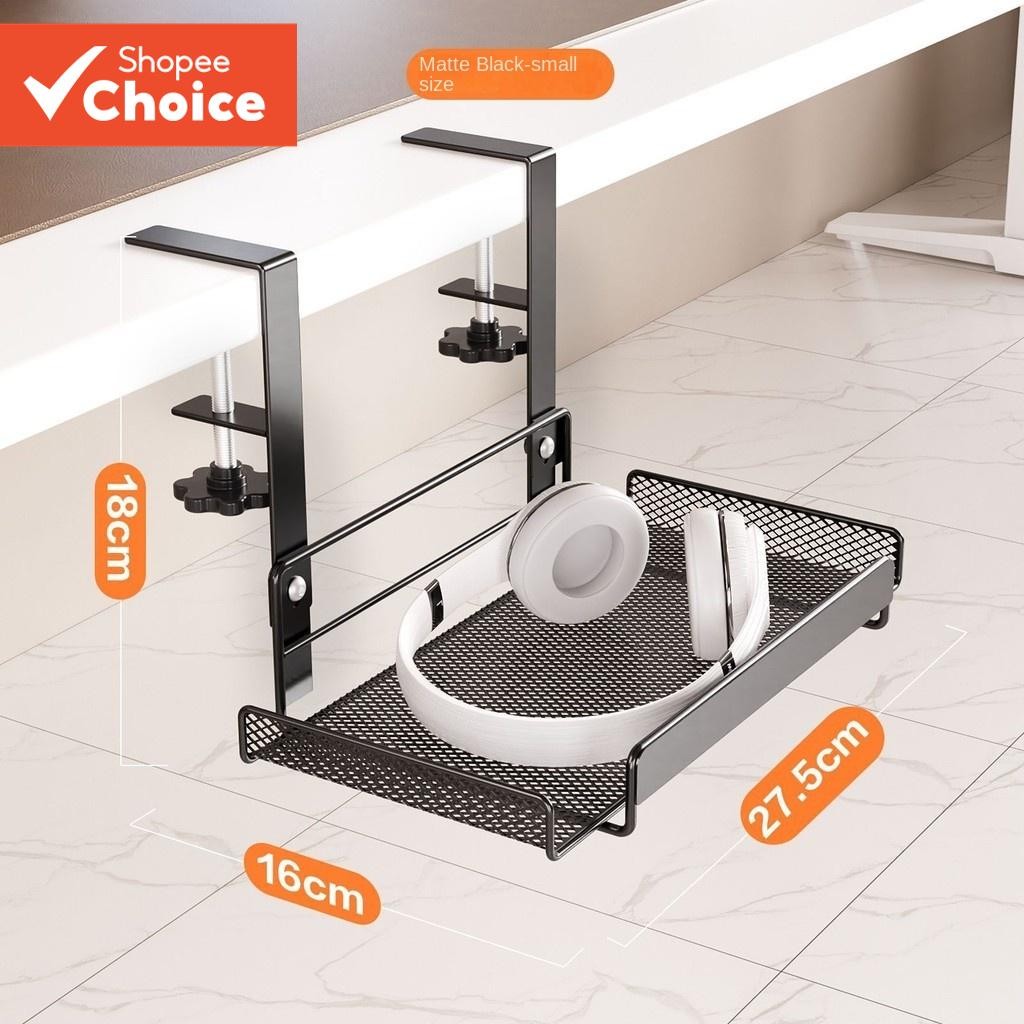 Under-desk cable management rack computer desk bottom cable network ...