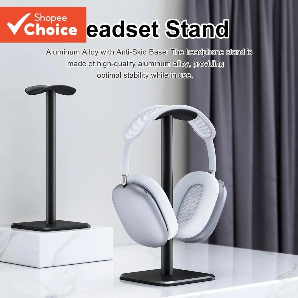 Aluminium Alloy Headphone Stand Holder Space Saving Gaming Headset ...