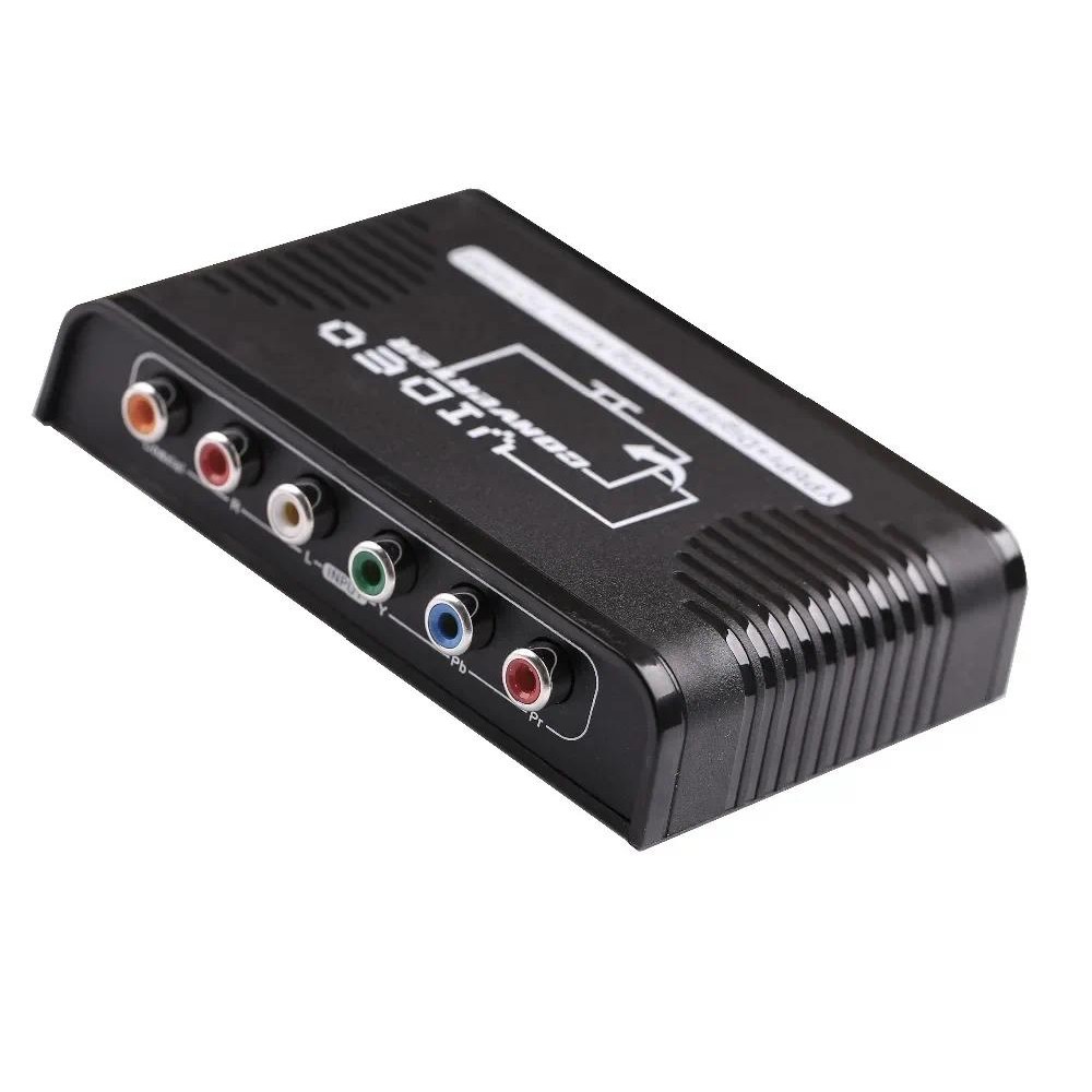 1080P YPbPr To HDMI Video Audio Converter Adapter 5 RCA Ypbpr Component ...