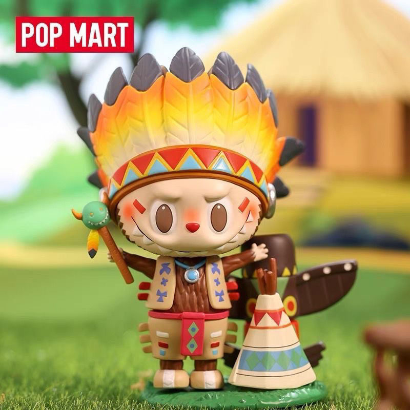 P POPMART POPMART labubu labubu Indians Elevator Mystery Box Figure ...