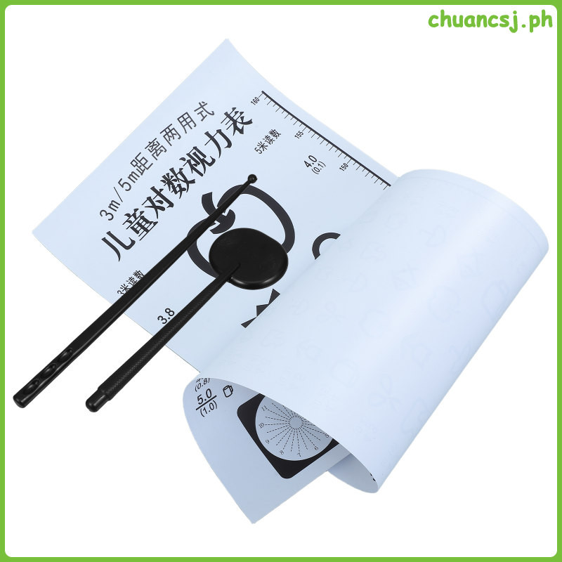 1 Set Eye Chart Wall Poster Vision Testing Equipment Vision Testing ...