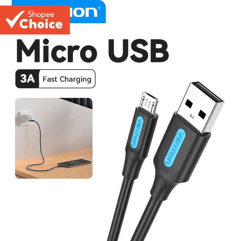 Vention Micro Usb Cable 3A Fast Charging Usb Data Cable For Samsung ...