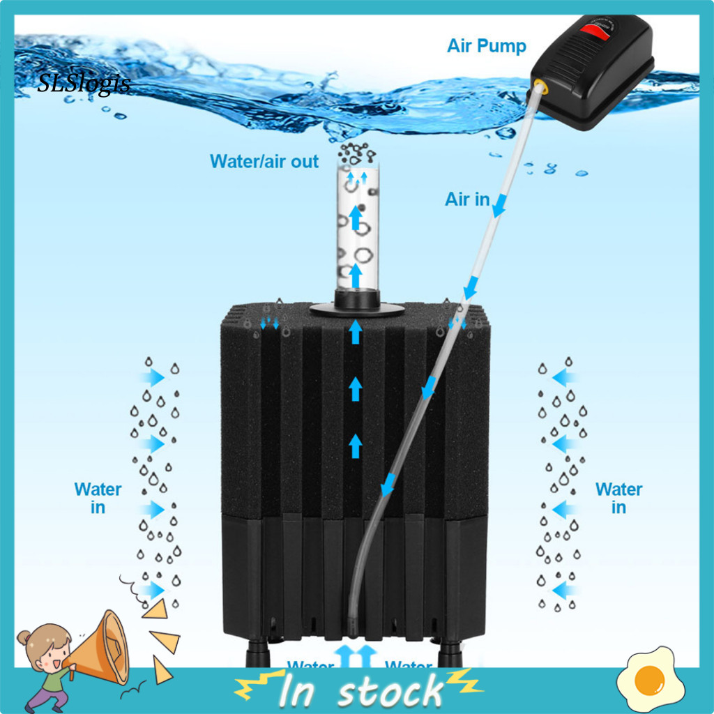 SLS_ Aquarium Bio Filter Aquarium Sponge Efficient Sponge Filter for ...