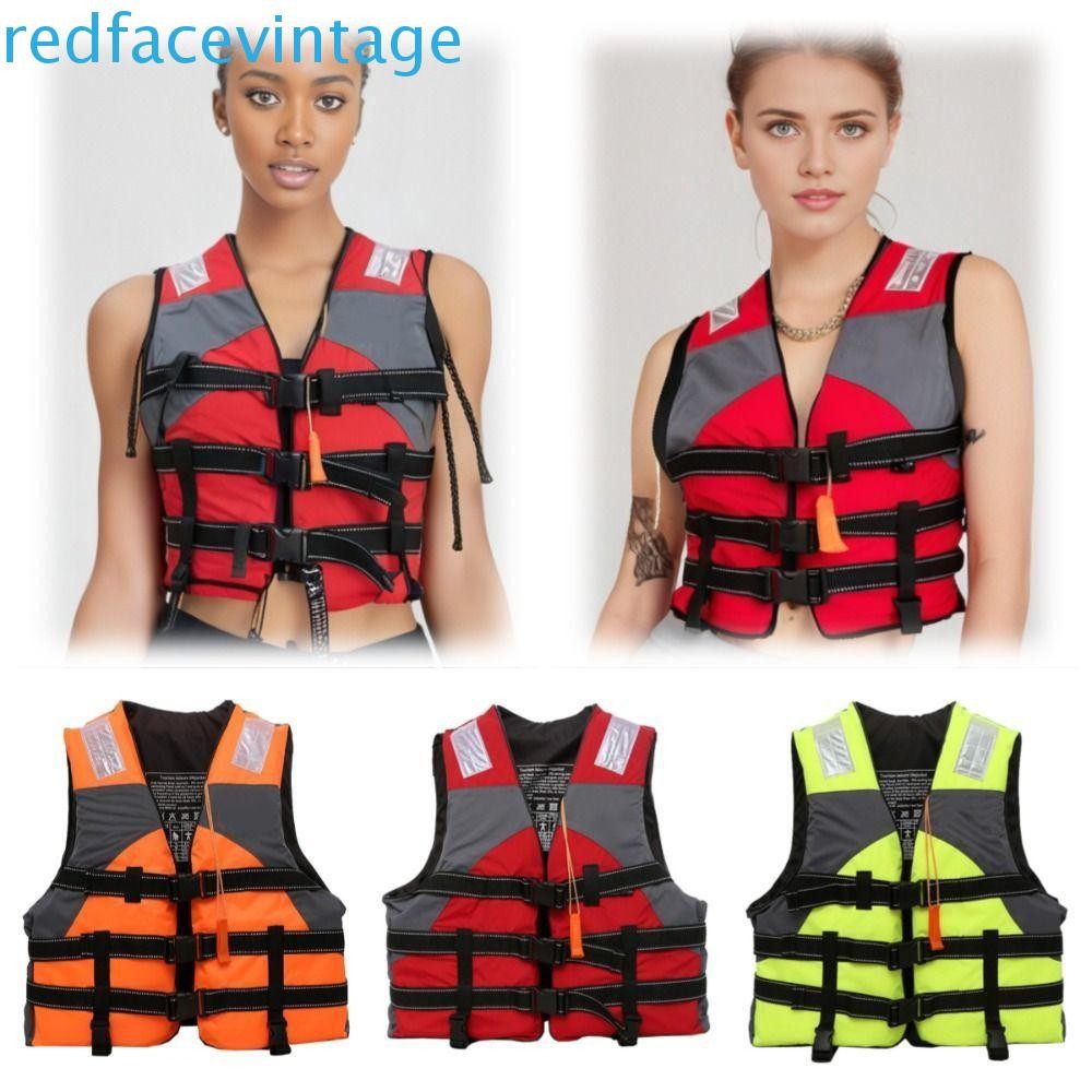 REDFACEVINTAGE High Buoyancy Jacket, with Survival Whistle Safety ...