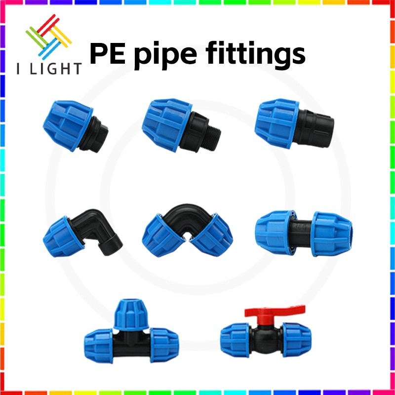 PE Compression Fittings For PE And PVC Pipe PE Pipe Fittings Coupling ...