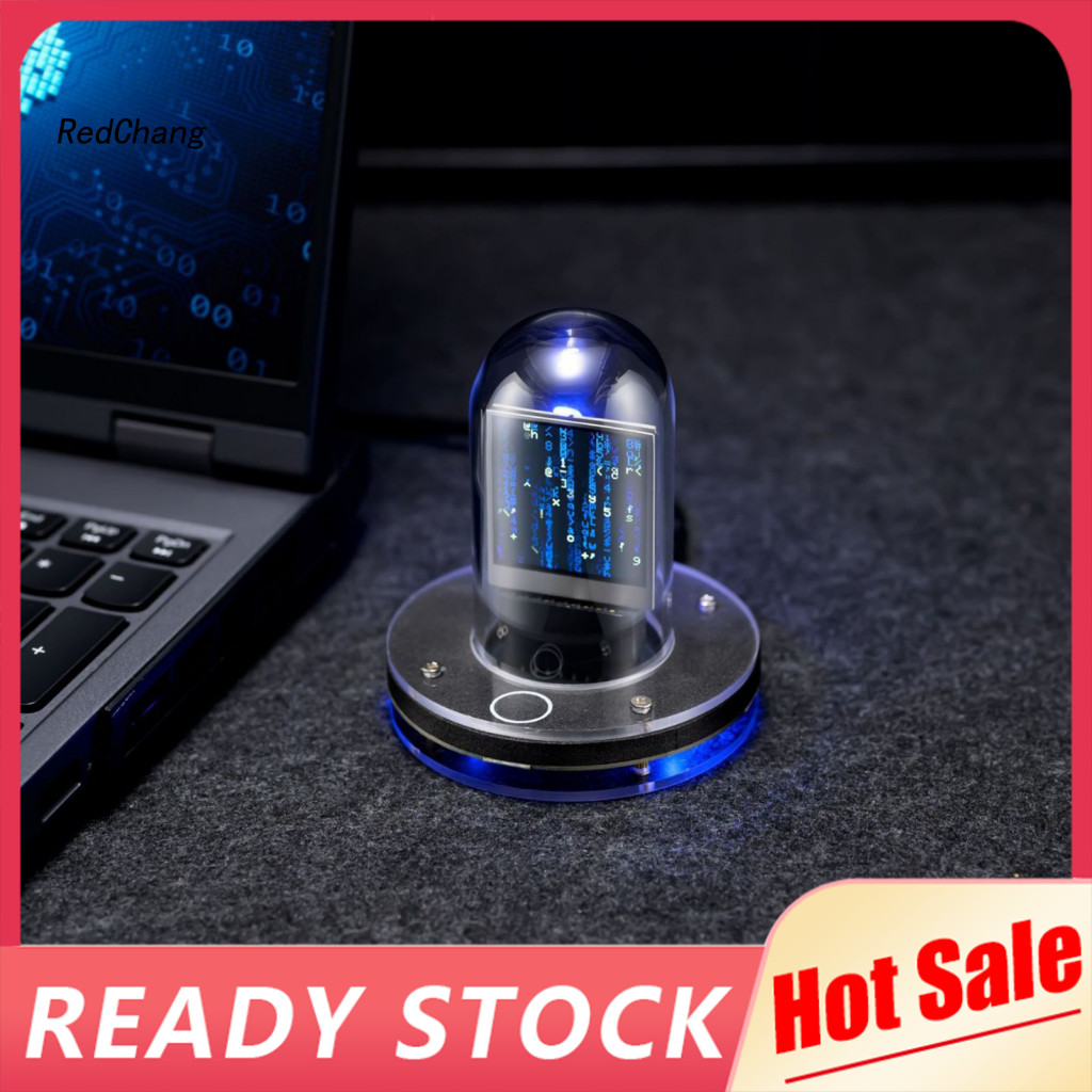 RC~ Touch Control Clock Date Format Switching Clock Wi-fi Glow Tube ...