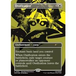 P24_001 Ossification *Cowboy Bebop FOIL Standard Showdown AA* MTG Magic:  The Gathering: Promotional Prize Card | Shopee Singapore