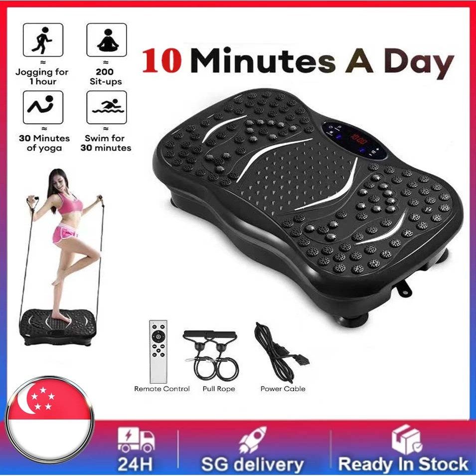 【SG STOCK】Mini Slimming Vibration Platform Machine Fat Burning Slimming ...